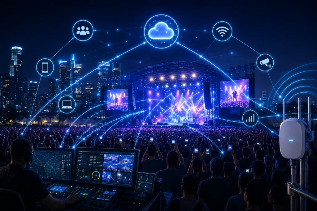 Seamless Connectivity for Large Events